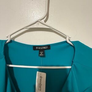 Dressbarn Vibrant Blue Top